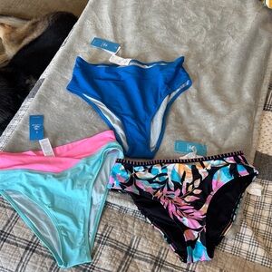 Cupshe Tropical Print Bikini Bottoms